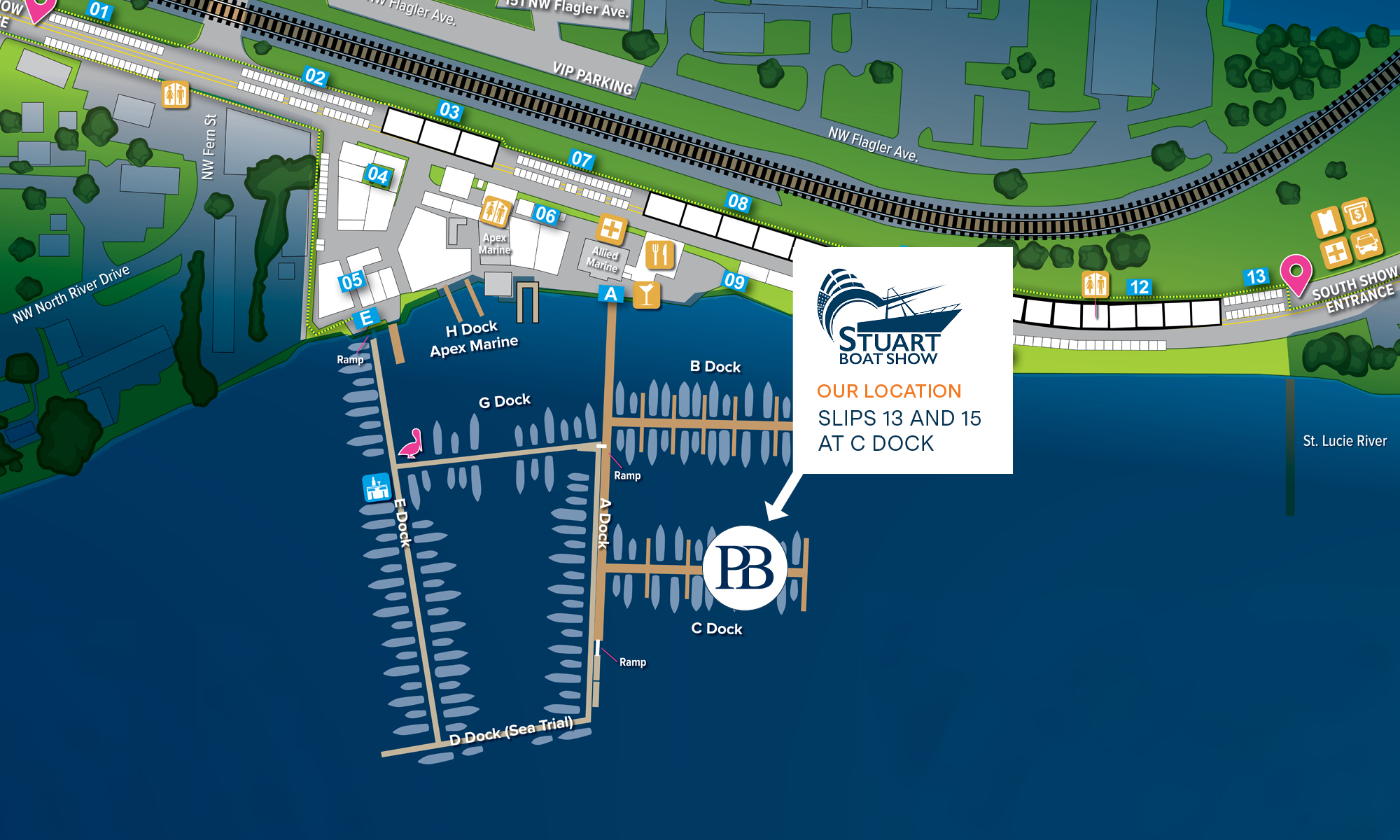 Stuart Collection Map Stuart Boat Show